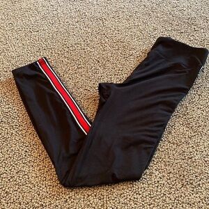 Suzette Black w/ Red Racing Stripes Super Soft Size One Size- Like New